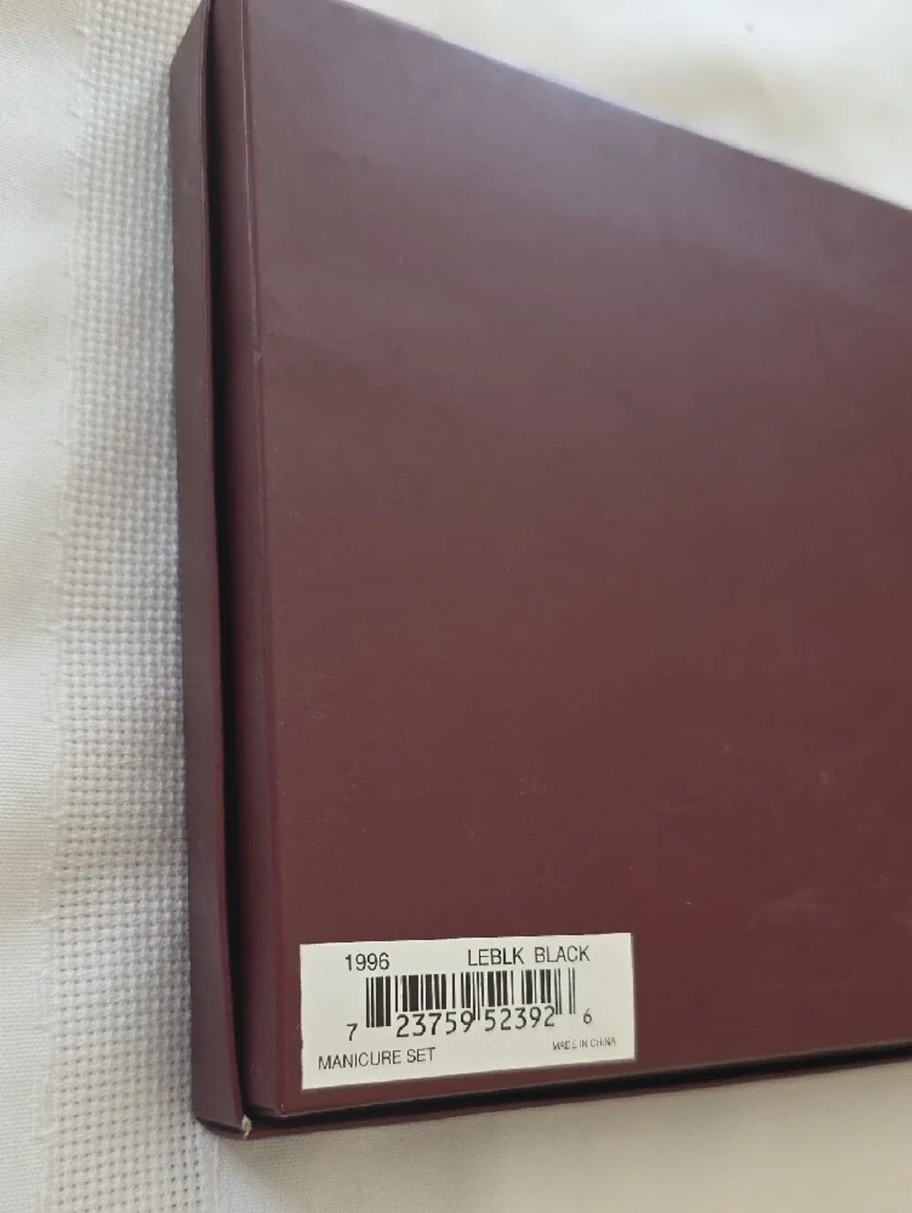 Etienne Aigner VTG Men’s Manicure Set Leather Case New In Box
